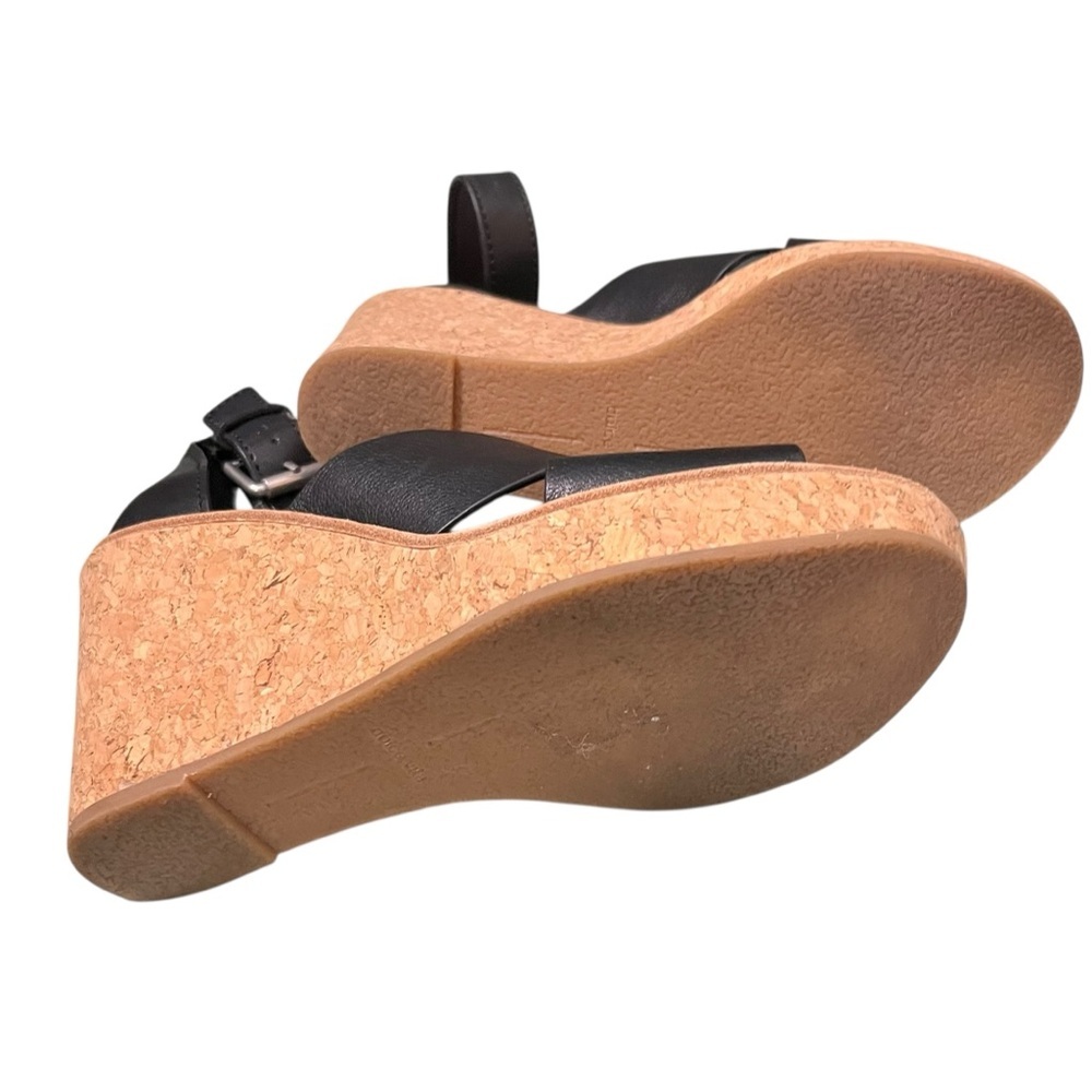 Dolce Vita Urban Wedge Sandals Size 8 Black - Picture 6 of 6